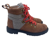 TOMS Summit Rawhide Suede Wool Brown Waterproof Hiking Boots Casual Wome... - $79.19