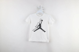 Nike Air Jordan Boys Small Faded Big Jumpman Logo Short Sleeve T-Shirt W... - $19.75