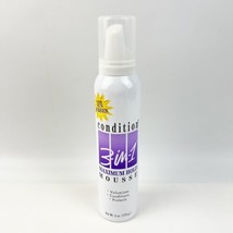 NEW Condition 3-in-1 Maximum Hold Mousse With Sunscreen 6 oz Hair Care Purple - £27.96 GBP