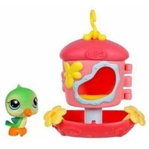 Littlest Pet Shop Portable Green Hummingbird w/Feeder Lot #208 Rare -NEW No Box - £17.24 GBP