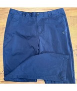 Oakley Mens 34 Lightweight Golf Pants Regular Fit Navy Blue Chino Casual... - $26.89