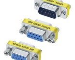 DTech 3-Pack Serial Adapter Female to Female DB9 Gender Changer Female t... - £14.14 GBP