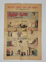 1939 Sunday Comic Abbie Slats Tarzan Lil Abner Ella Cinders Dingle Hoofer &amp; More - £19.36 GBP
