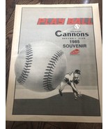 Calgary  Cannons Souvenir Newspaper 1985 Baseball Darnell Coles Paul Mir... - £12.61 GBP