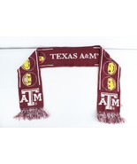 Streetwear Spell Out Emoji Texas A&amp;M University Fringed Knit Winter Neck... - $24.70