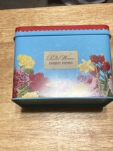 Pioneer Woman Favorite Recipes Floral Tin Box w/Recipies - £15.56 GBP