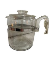 Vintage Pyrex Flameware Glass Percolator 9 Cup Coffee Pot Complete 7759B 7759 B - £194.03 GBP