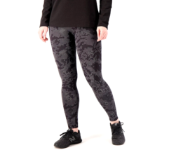 AnyBody Jacquard Smoothing Legging- Grey Marble, XL - £17.40 GBP