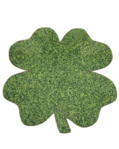 Beaded Shamrock 4 Leaf Clover Placemat Centerpiece St Patricks Day - £27.00 GBP