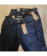 1 Levi&#39;s 505 Straight Leg Jeans Women&#39;s 6 Short  Blue Denim Mid Rise Str... - $613.06 MXN