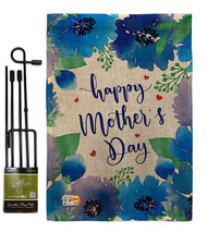 Royal Floral Mother&#39;s Day Burlap - Impressions Decorative Metal Garden Pole Flag - £27.09 GBP