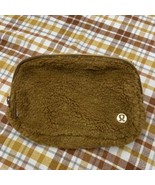 Lululemon Everywhere Belt Bag Fleece Sherpa Burnt Caramel Fanny Pack Pur... - $147.89 CAD