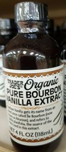 Trader Joe&#39;s Organic Pure Bourbon Vanilla Extract 4 oz - $18.62