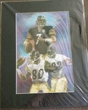 Ben Roethlisberger No. 7 ~ Pittsburgh Steelers ~16&quot; x 20&quot; ~ Unique Matted Print - £36.07 GBP