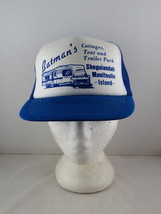 Vintage Screened Trucker hat - Bateman&#39;s Trailer Park - Adult Snapback - £31.16 GBP