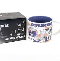 Starbucks DISNEY Star Wars CORUSCANT Yoda Planet Been There Series Mug C... - £54.51 GBP