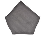 EMPORIO ARMANI Mens Pocket Square Textured Striped Black Size 13&quot; X 13&quot;  - £23.00 GBP