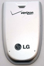 Genuine Lg VX6100 Verizon Battery Cover Door Silver Flip Cell Phone Back Panel - £3.26 GBP