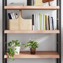  Wall Shelf Light Brown Solid Oak Wood 39.4x19.7 in Wall Shelf - $198.99