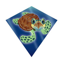 MiniDiamond 18&quot; Sea Turtle Nylon Kite Wind-N-Sun - £11.86 GBP