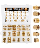 Kootans 66Pcs Brass Pipe Fittings Assortment Npt Adapter Fitting, Reducer - $90.98