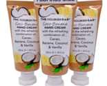 Australian The Nourish Bar Coco-Banana Hand Cream Set 3.54oz (3x1.18oz) ... - $14.83