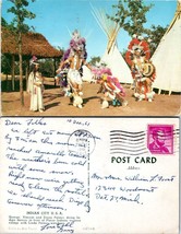 Oklahoma Anadarko Indian City Native Americans Dancing Posted 1961 VTG Postcard - £7.44 GBP