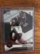 Justin Fields Rookie Football Card. 2021 Mosaic   (0480) - £2.25 GBP