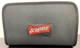 Scrabble Crossword Game Travel Edition Portable Zippered Case Folio Complete - £11.72 GBP