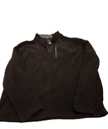 Free Country Men&#39;s XL Black Fleece Pullover Sweatshirt - Essential Winte... - $183.03 MXN