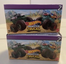 2 HOT WHEELS Mini Mystery Monster Trucks Series 2 Mattel 3+ R23A - $11.75