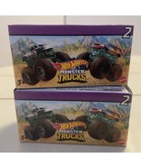 2 HOT WHEELS Mini Mystery Monster Trucks Series 2 Mattel 3+ R23A - £9.39 GBP