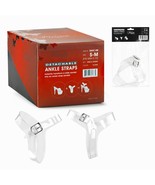 Pleaser Dozen 12pk Clear Ankle Straps Convert Stripper Heels to Shoes Fi... - $1,468.50 MXN