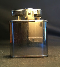 Old Vtg Collectible ATC Super Deluxe Cigarette Lighter Silver Tone Made ... - £23.94 GBP