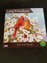 Greg Giordano LOVE IS IN THE AIR Jigsaw Puzzle 1000 Piece 27&quot; X 20&quot; - £9.76 GBP