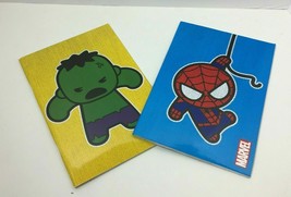 Set Of 2 Marvel Avengers Exercise Books With SPIDERMAN/THE Hulk, Free Shipping - £7.07 GBP