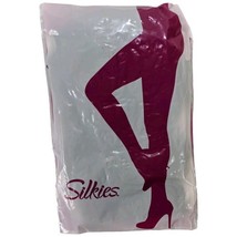 Black Silkies Pantyhose Womens Medium Microfiber Tights 700228 USA - $16.83