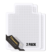 Sillamate 2 Pack 36&#39;&#39; X 48&#39;&#39; Office Chair Mat for Carpeted Floors, Flat ... - £78.57 GBP