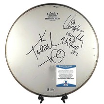 Naughty by Nature Rap Hip Hop Signed Drumhead Treach Vinny Autograph Bec... - £155.72 GBP