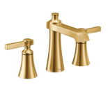 Moen TS6984BG Flara Two-Handle High Arc Bathroom Faucet - Brushed Gold* - £416.69 GBP