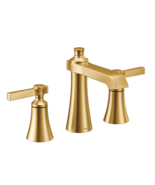Moen TS6984BG Flara Two-Handle High Arc Bathroom Faucet - Brushed Gold* - £418.70 GBP