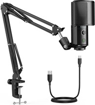 Fifine Usb Podcast Microphone, Pc Computer Condenser Microphone Plug &amp;, T669Pro1 - £50.24 GBP