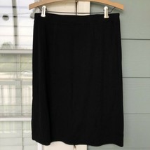 Exclusively Misook Black Skirt Acrylic 23&quot; Long Size Small - £21.59 GBP
