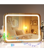 Hasipu Led Makeup Mirror With Bluetooth Speaker, 14&quot; X 10&quot; Vanity Mirror... - $801.83 MXN