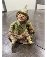 Tom Clark Gnome- Patrick- 1980’s Rare Vtg Cain Studio Legs Hanging No Coin - $197.99