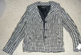 Jones New York Collection S Small NWt wool blend herringbone coat jacket - $33.33