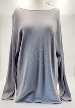 Women&#39;s Michael Kors Sweater Long TOP/Dress Large Grey Long Sleeve - £14.82 GBP
