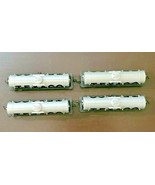 Set of 4 Tyco HO Scale Texaco Tanker Train Car Plastic Silver Made In Ho... - £20.28 GBP