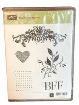 Stampin Up Best Friends Forever cling, dots, hearts, floral, bff,  Brand New - £7.73 GBP