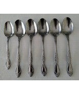 Set Of 5 Northland Stainless Steel Korea 7&quot; And 1 6&quot; Dinner Spoons - $19.79